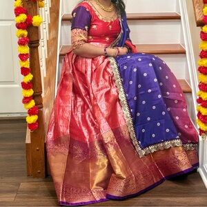 Beautiful Indian half saree